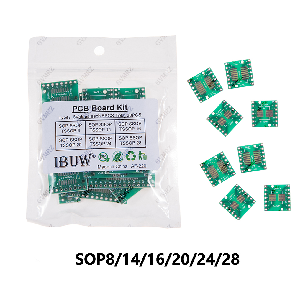 30PCS 6Values SOP SSOP TSSOP P - Diy Electronics Project Kit reseña y precio