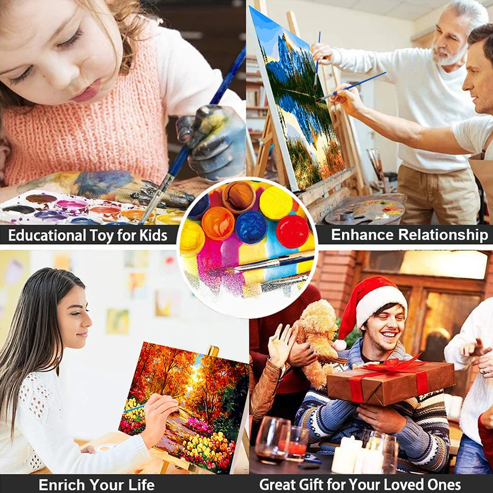 Diy Paint By Numbers Kits Hat  - Diy Elektronik reseña y precio