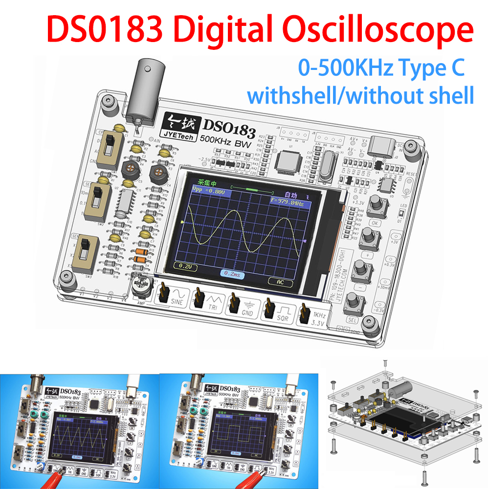 DIY DSO183 Digital Oscilloscop - Oscilloscope Dso Mini reseña y precio