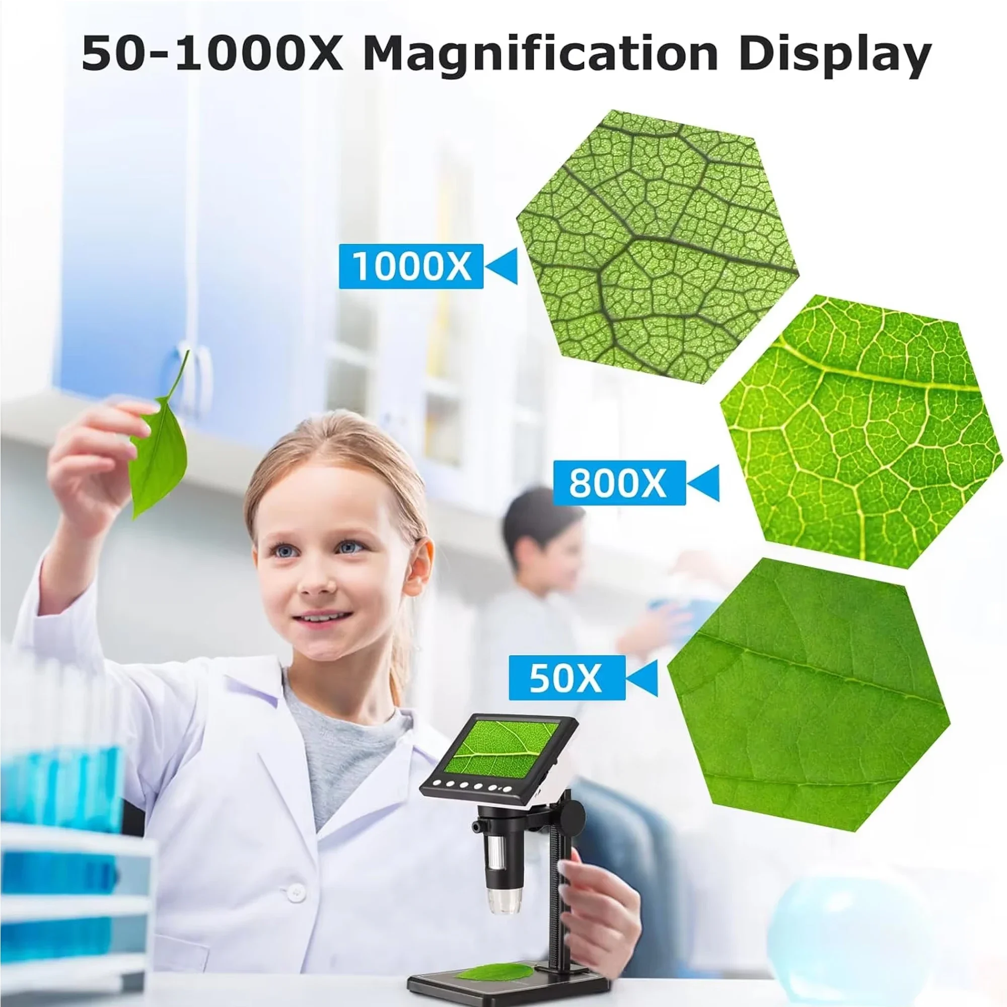 Inspection Microscope 1000x Ma - Diy Electronics Microscope reseña y precio