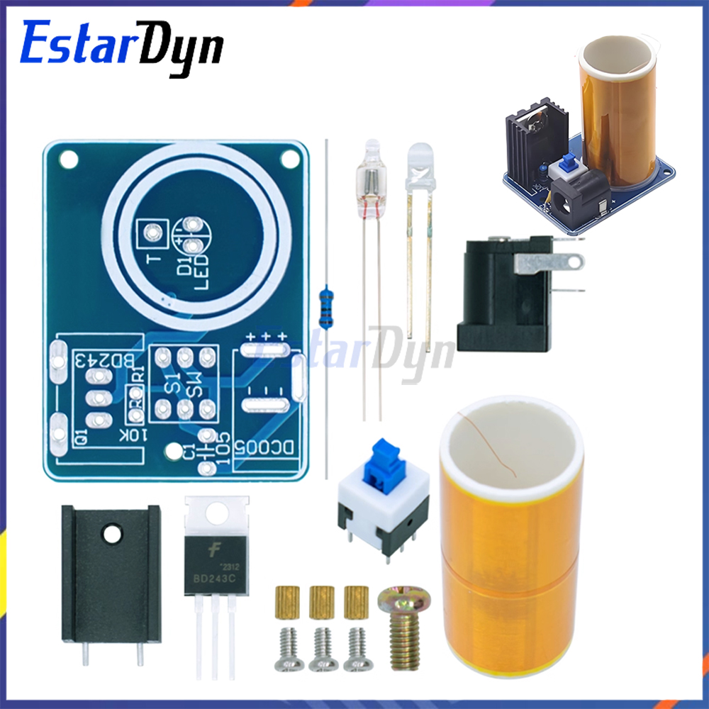 BD243C Mini Tesla Coil Kit DIY - Diy Electronics Projects For Beginners reseña y precio