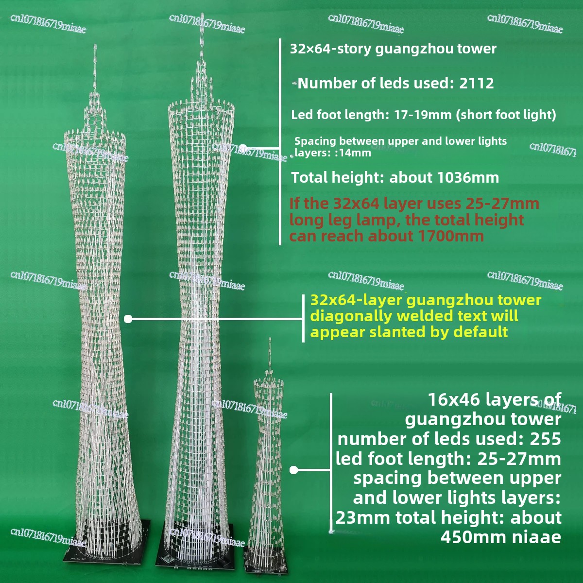 64-Floor Canton Tower DIY Kit  - Diy Electronics Project Kit reseña y precio