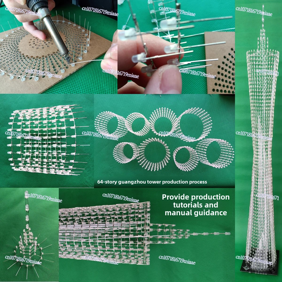 64-Floor Canton Tower DIY Kit  - Diy Electronics Project Kit reseña y precio