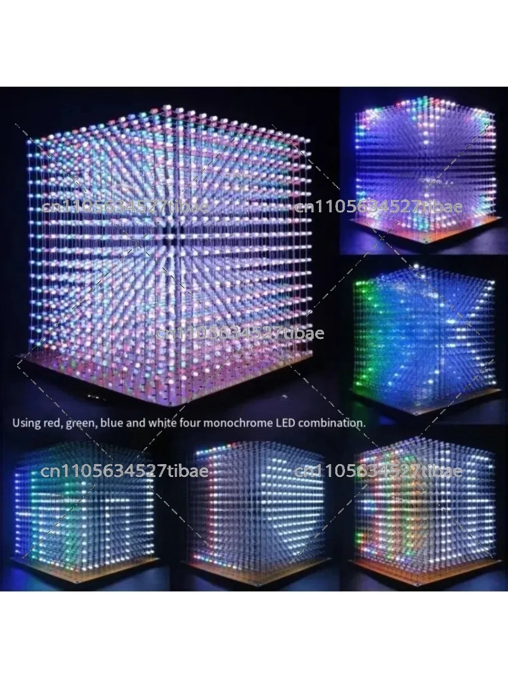 3D16mini Light Cube Kit 16x16x - Diy Electronics Project Kit reseña y precio