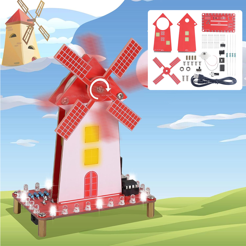 DIY Windmill Soldering Practic - Diy Electronics Projects For Beginners reseña y precio