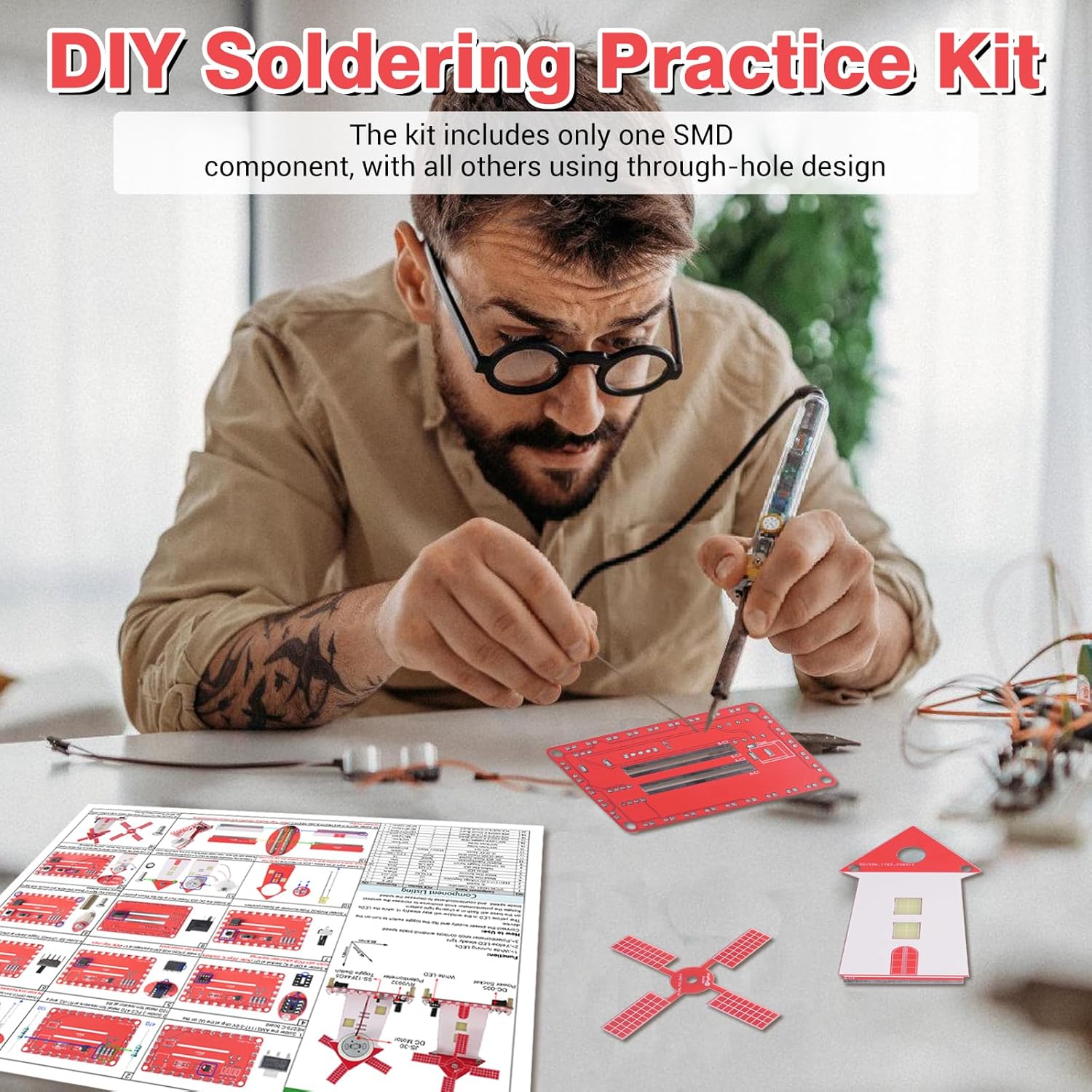 DIY Windmill Soldering Practic - Diy Electronics Projects For Beginners reseña y precio