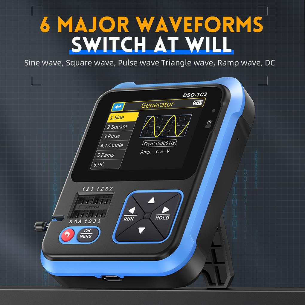 FNIRSI DSO-TC3 3in1 Mini Handh - Oscilloscope Dso Mini reseña y precio